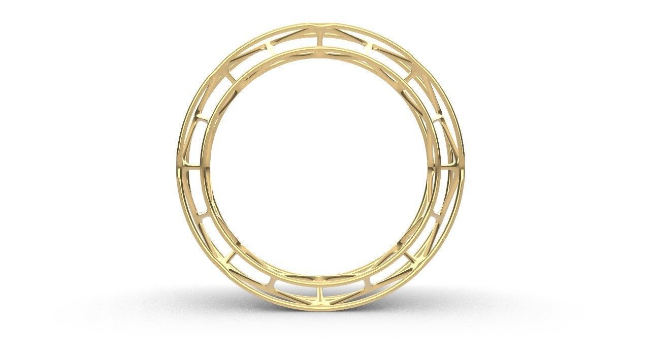 golden ring 3D print model_2