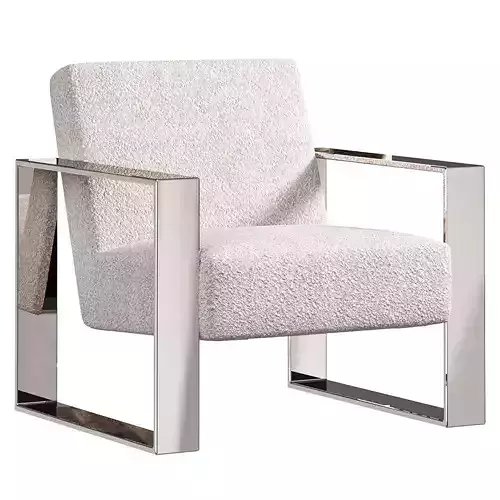 Britt Faux Shearling Accent Chair 