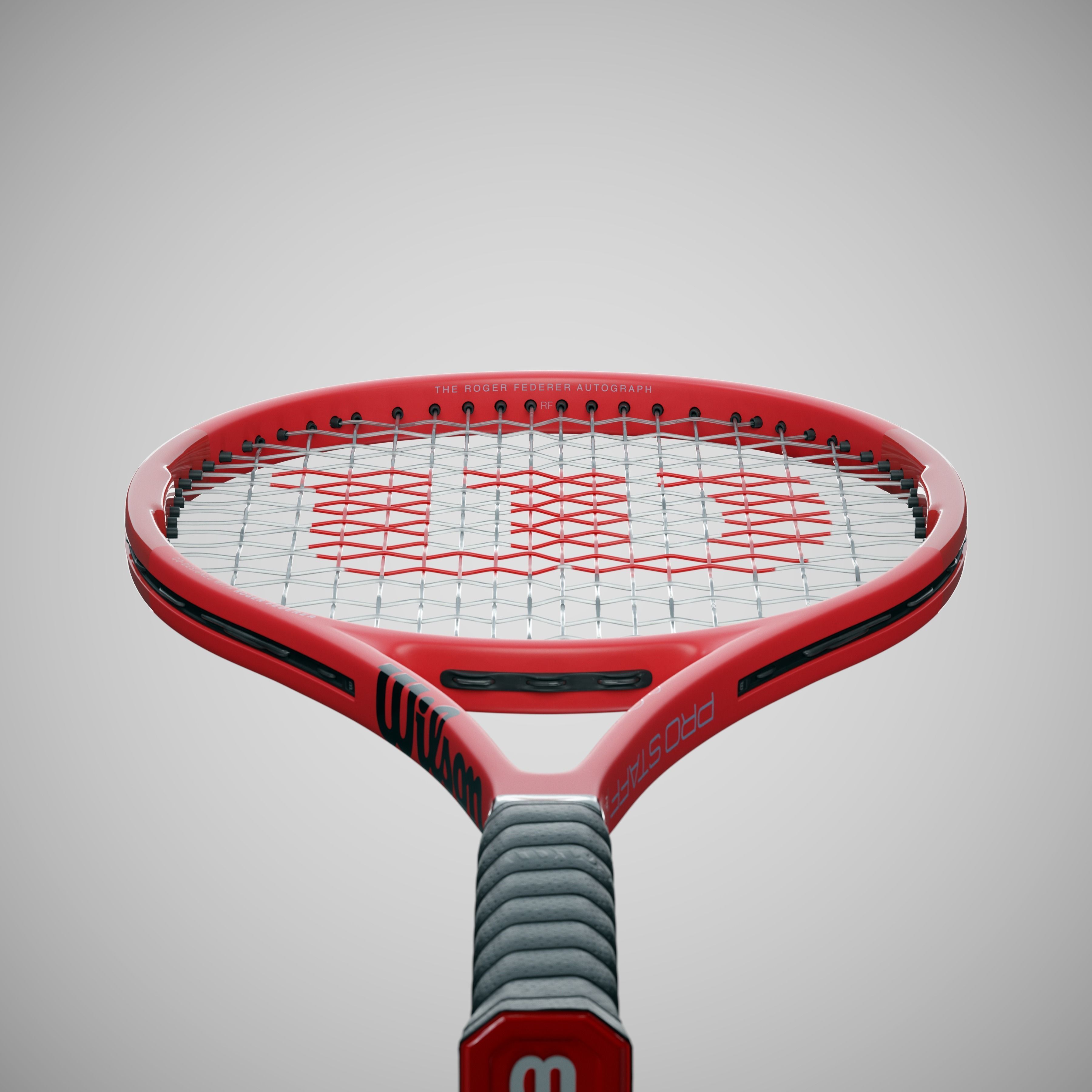 Wilson Pro Staff RF97 Autograph Red 3D model_3