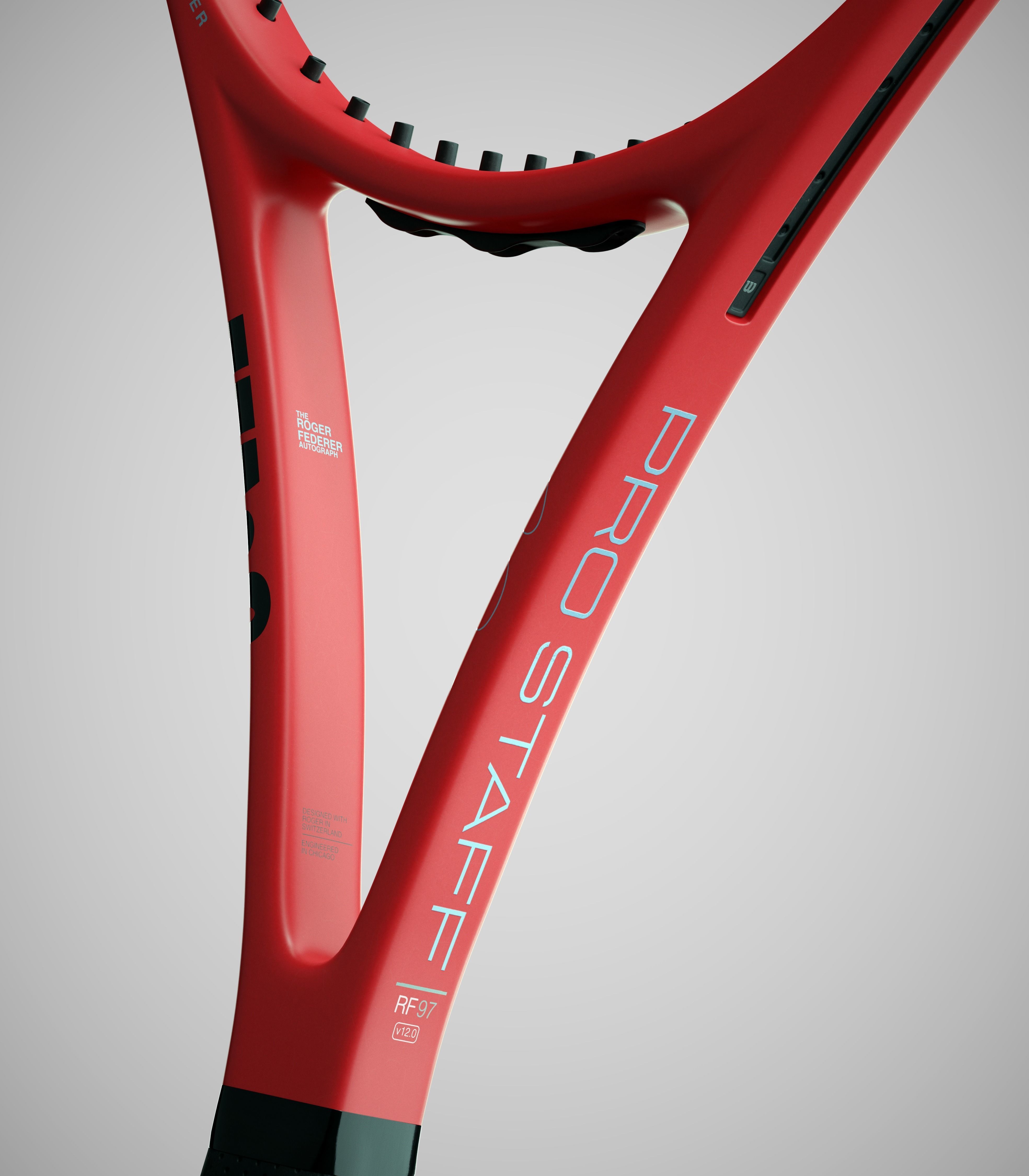 Wilson Pro Staff RF97 Autograph Red 3D model_5