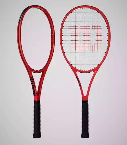 Wilson Pro Staff RF97 Autograph Red 3D model