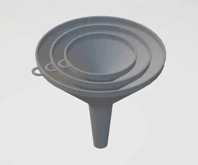 Funnels 3D print model_0