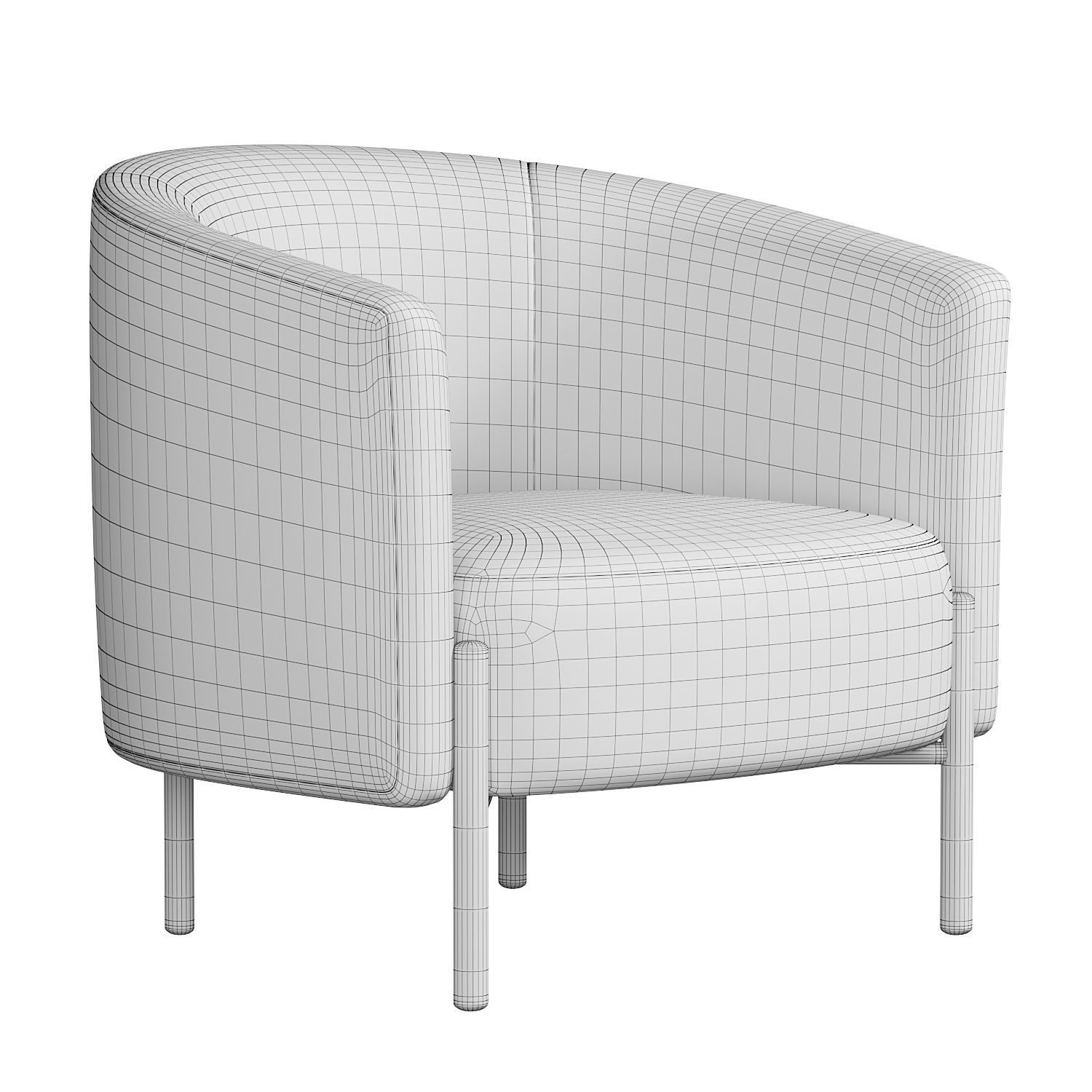 Enfield Chair 3D model_2