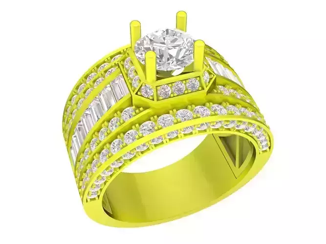 7295 luxury korean diamond fashion men ring