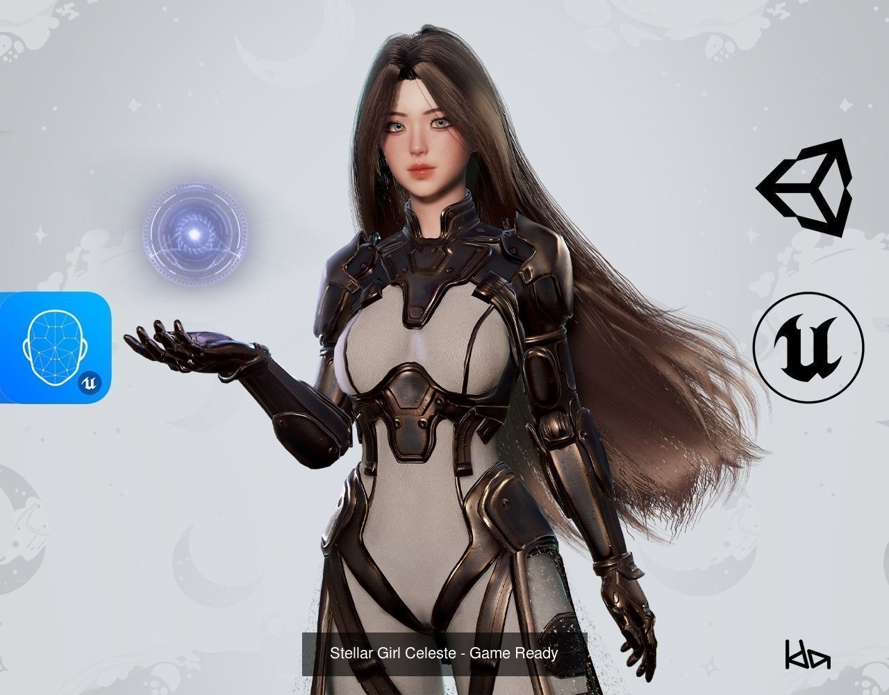 Stellar Sci-Fi Pack - Male and Female Characters 3D Model Collection_9