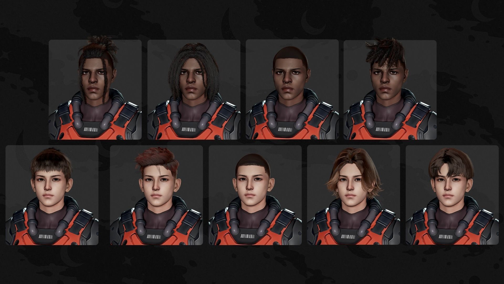 Stellar Sci-Fi Pack - Male and Female Characters 3D Model Collection_18