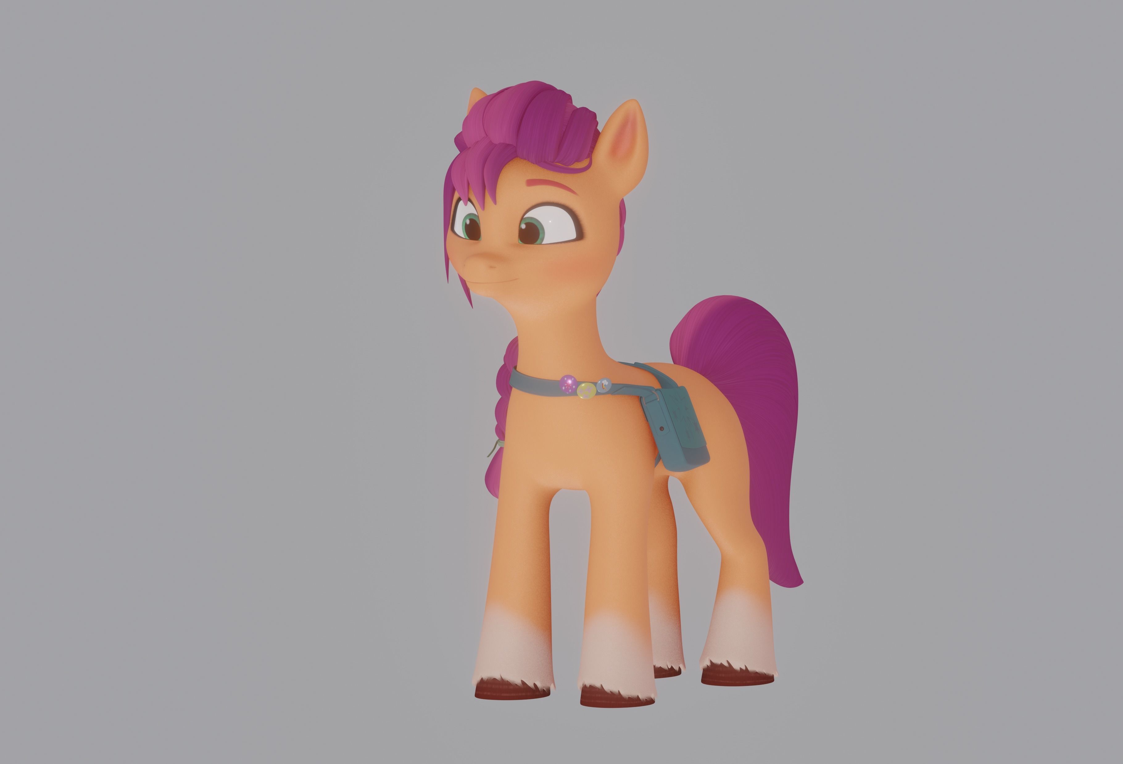 G5 Ponies Free 3D model_2