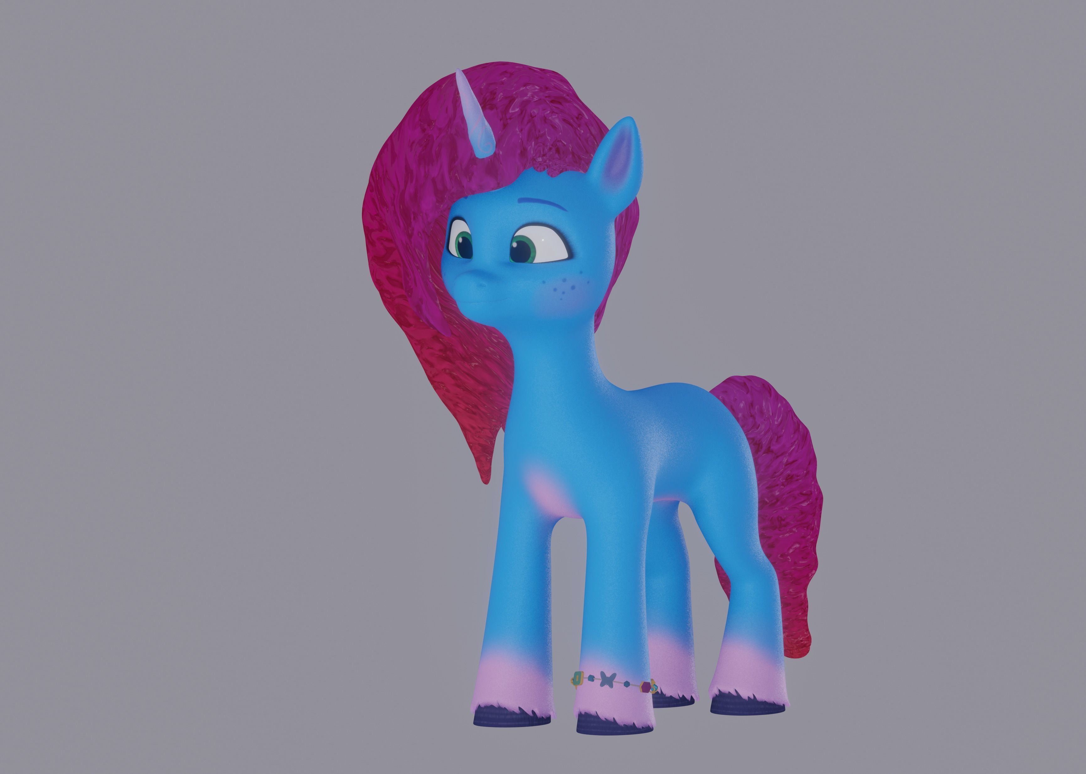 G5 Ponies Free 3D model_7