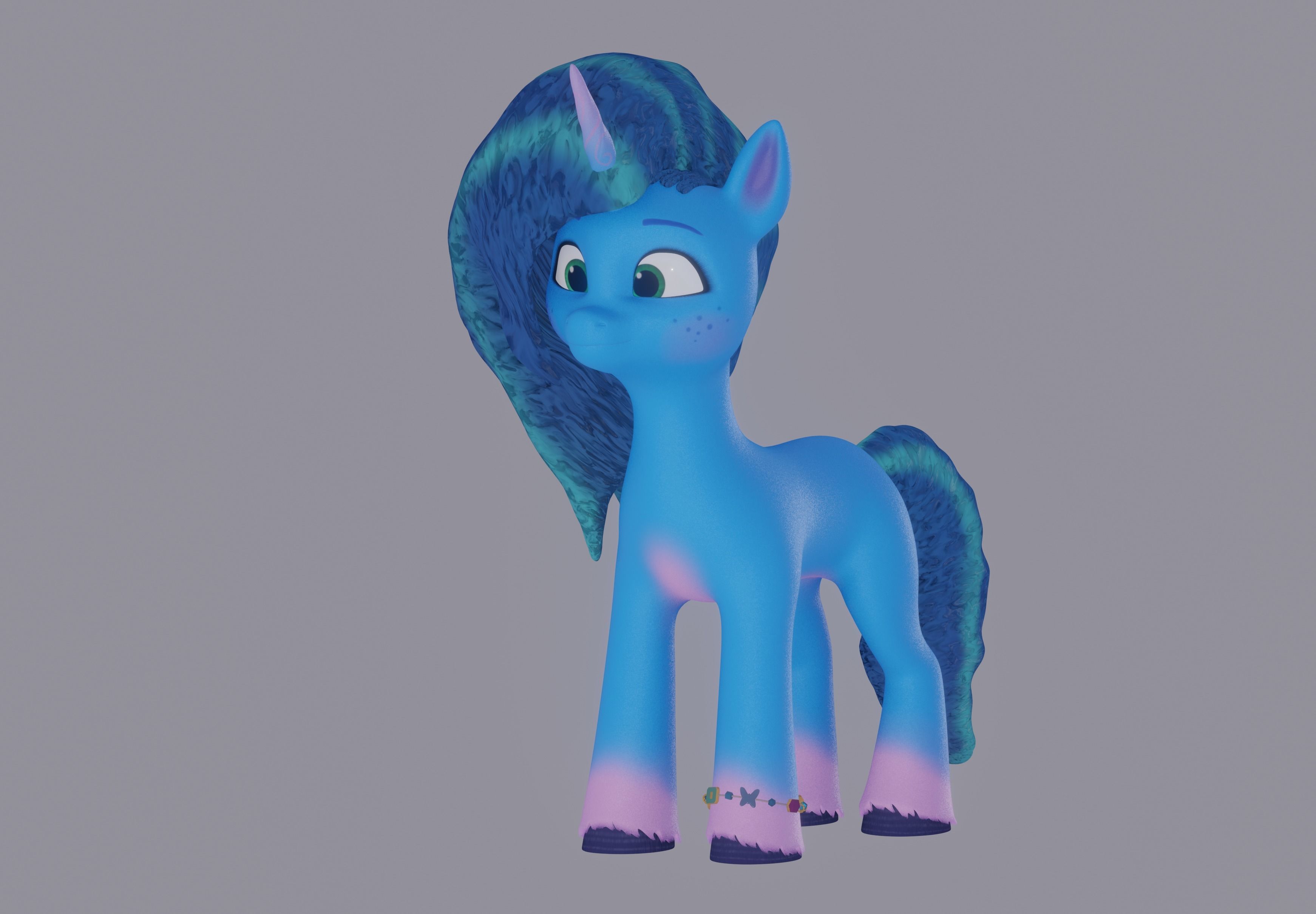 G5 Ponies Free 3D model_8