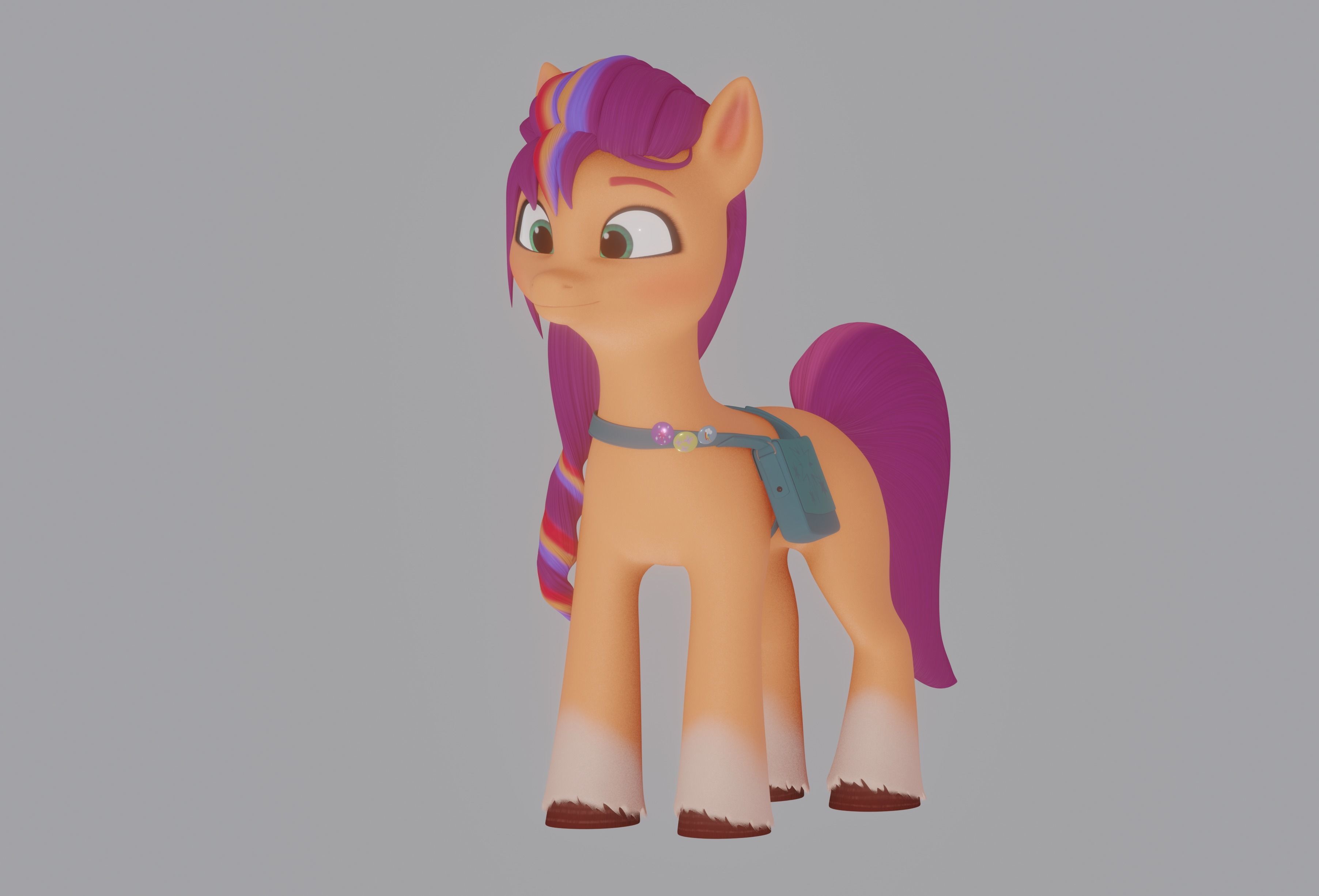 G5 Ponies Free 3D model_1