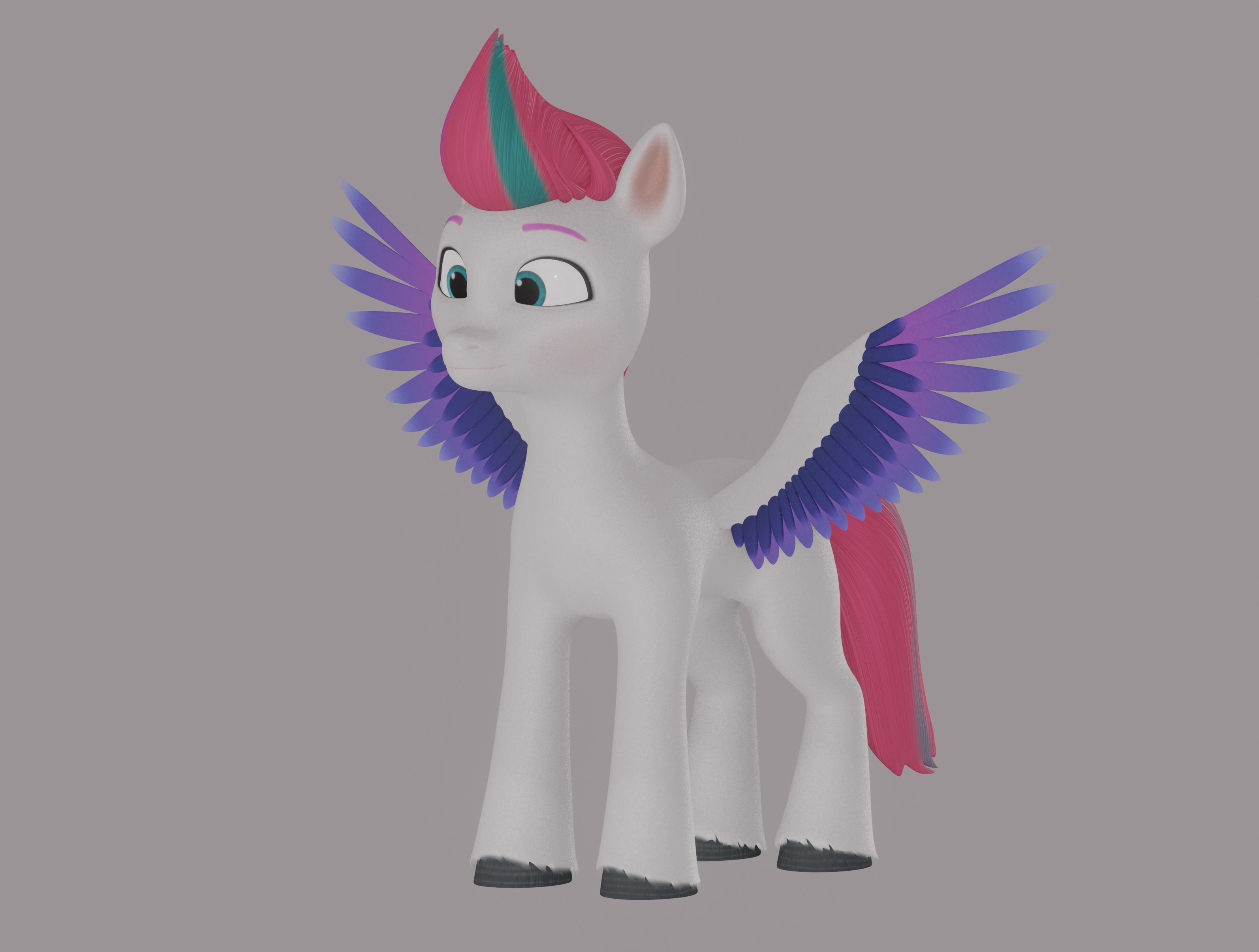 G5 Ponies Free 3D model_6