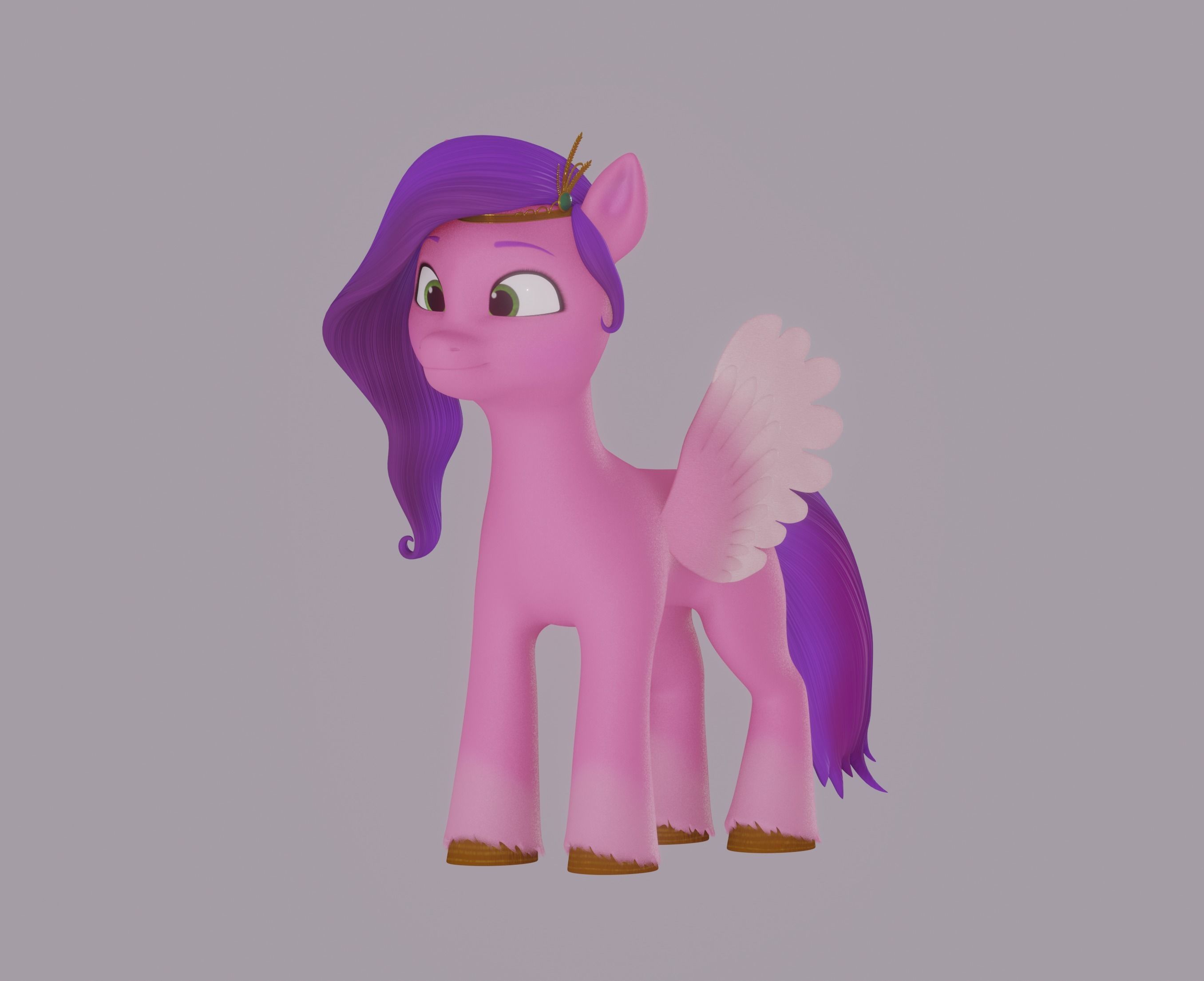 G5 Ponies Free 3D model_5