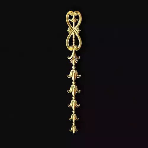 Central decor ornament for furniture