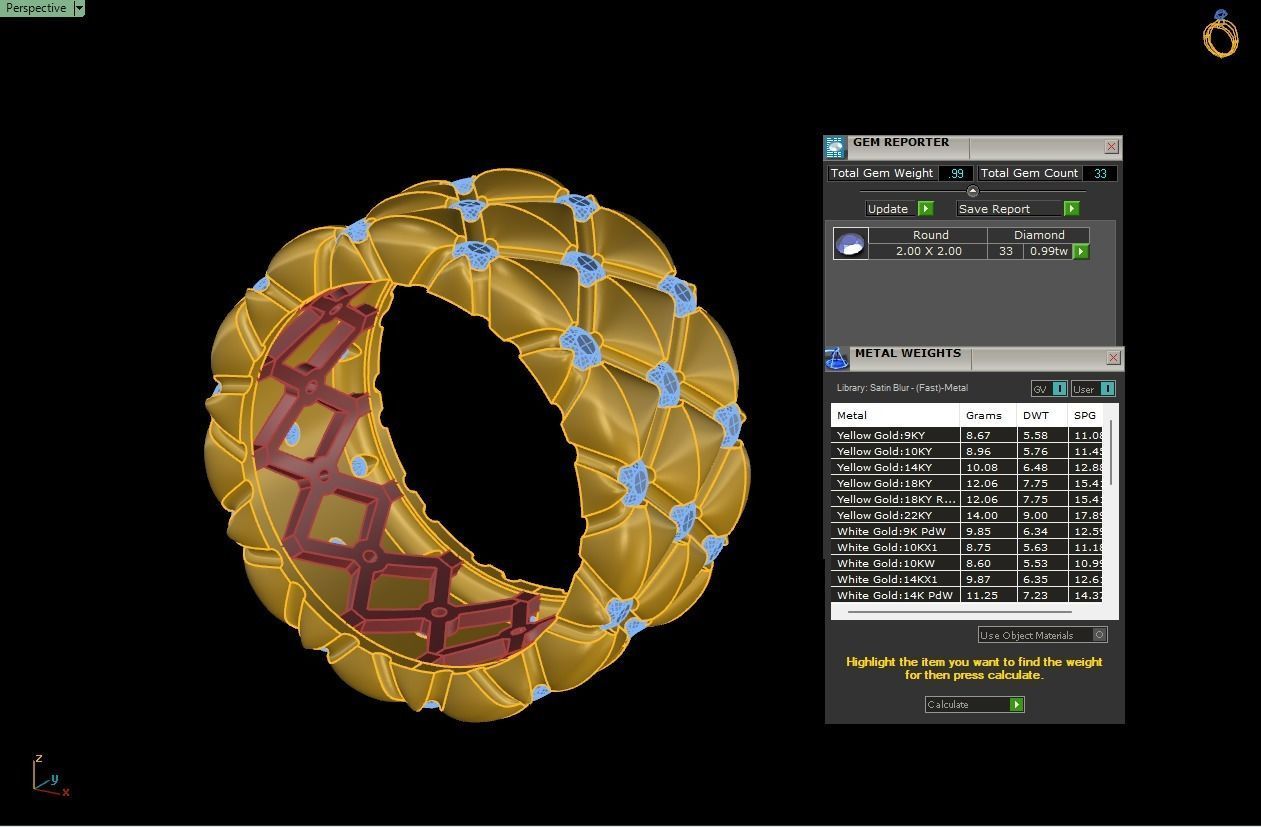 Ring Men D33 Free 3D print model_1