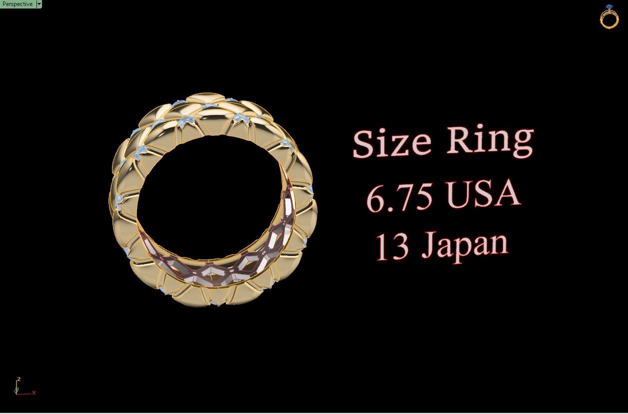 Ring Men D33 Free 3D print model_2