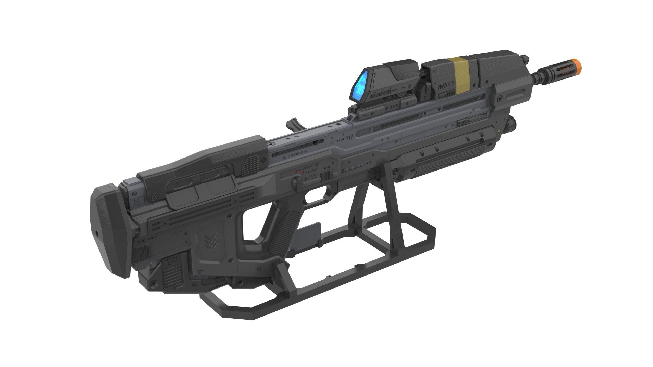MA40 Assault Cannon - Halo - STL CAD bundle - Commercial Use 3D print model_5