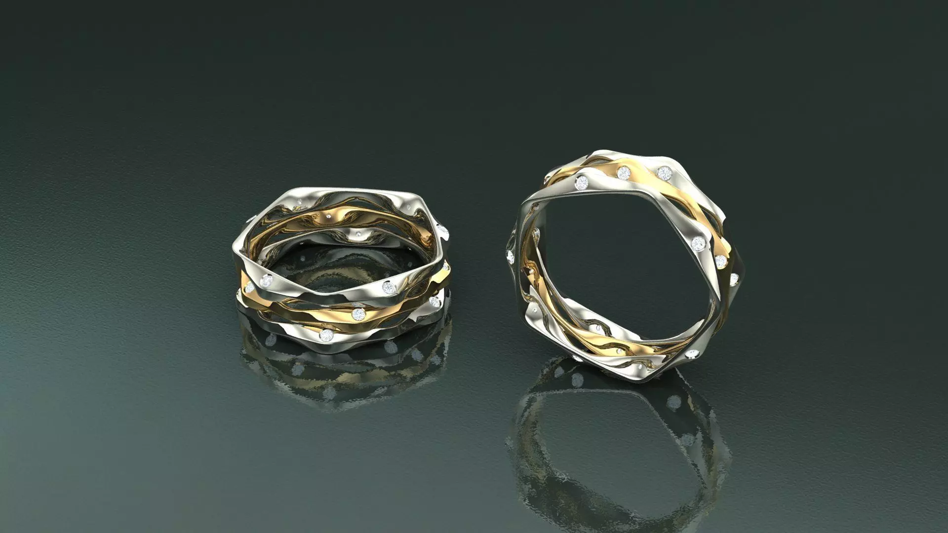 Ring Girl B1 Free 3D print model