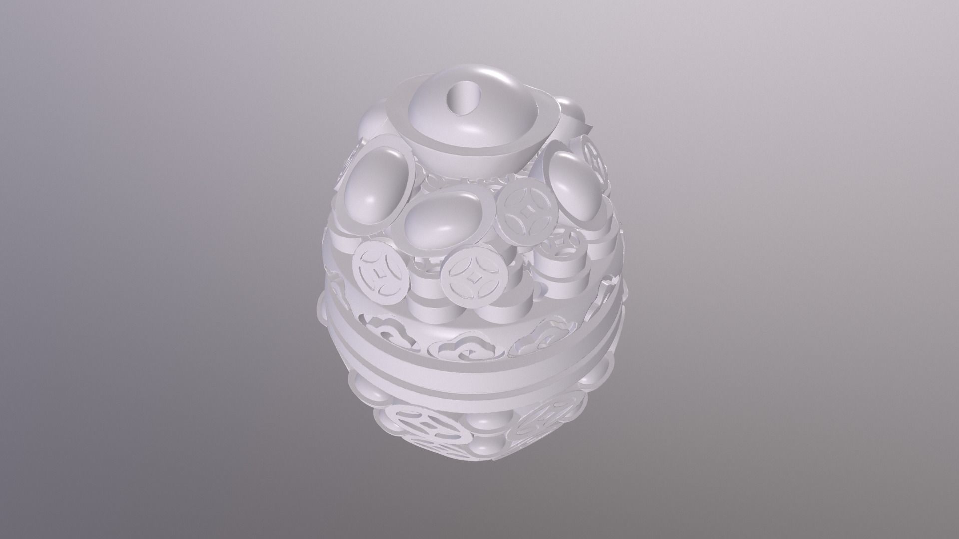  Bakhoor Incense Burner Oud Agarwood Burner asia Patterned 3D print model_2