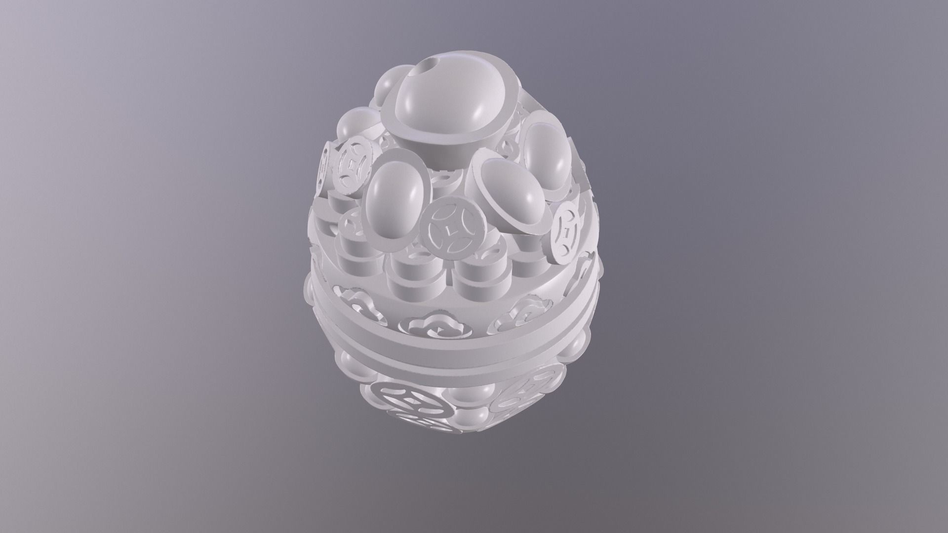  Bakhoor Incense Burner Oud Agarwood Burner asia Patterned 3D print model_3