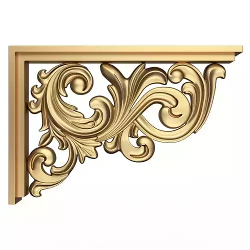 Stair Brackets 05 Low-poly 3D model