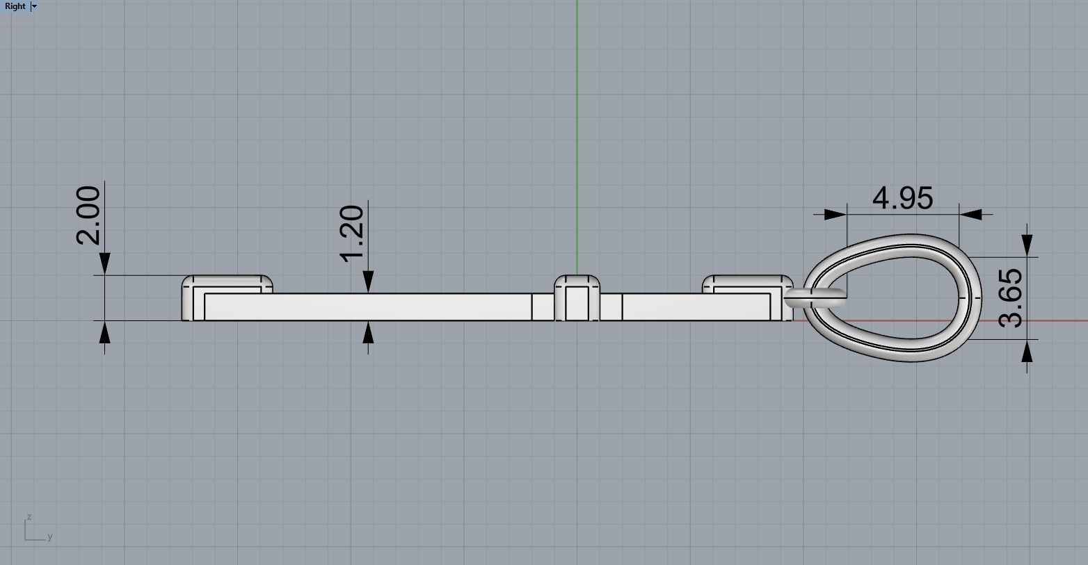 simple cross model 556 3D print model_7