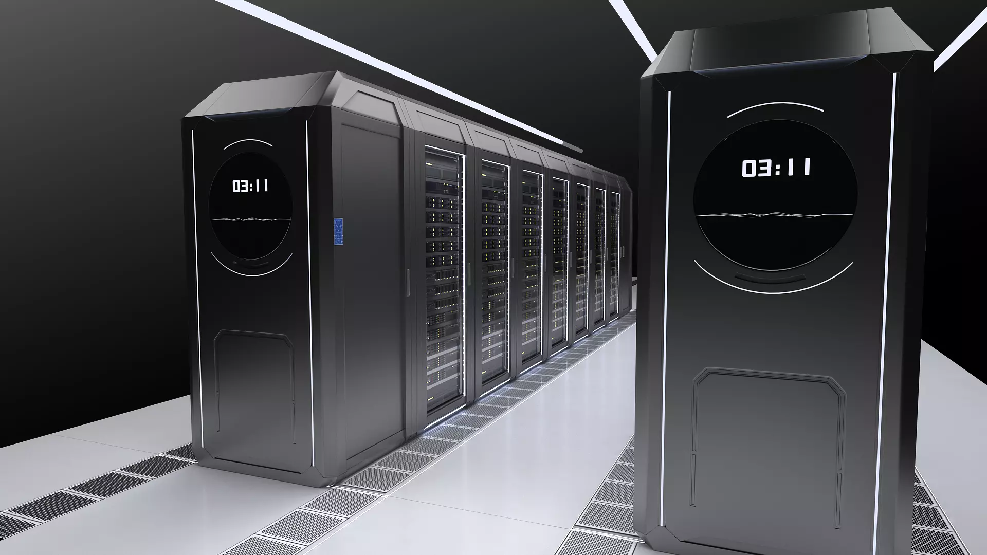 data center server 3D model_0