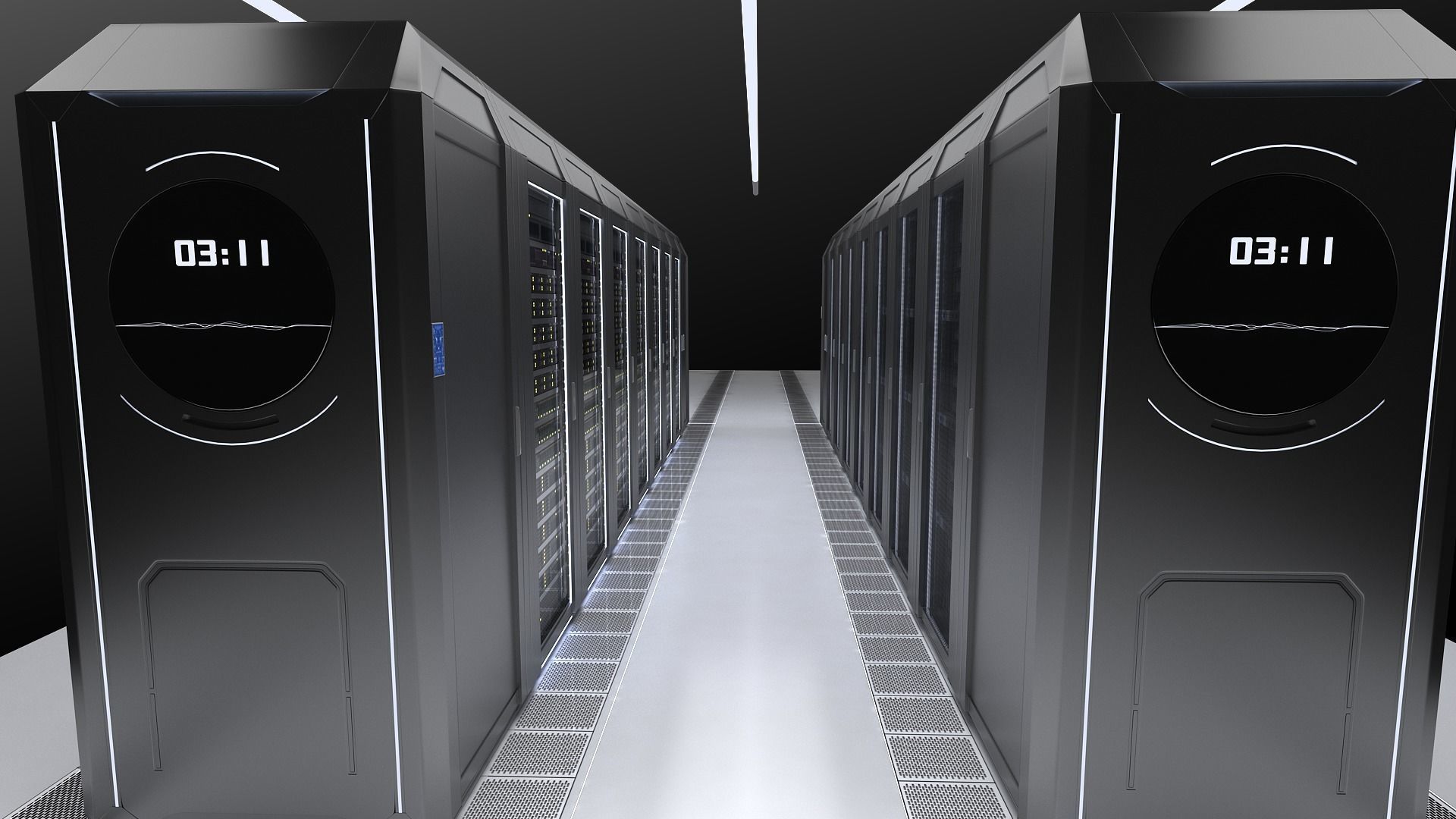 data center server 3D model_3