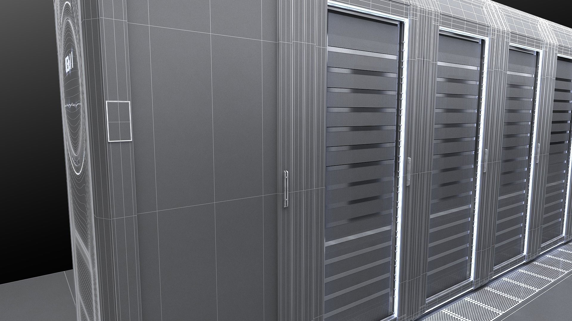 data center server 3D model_13
