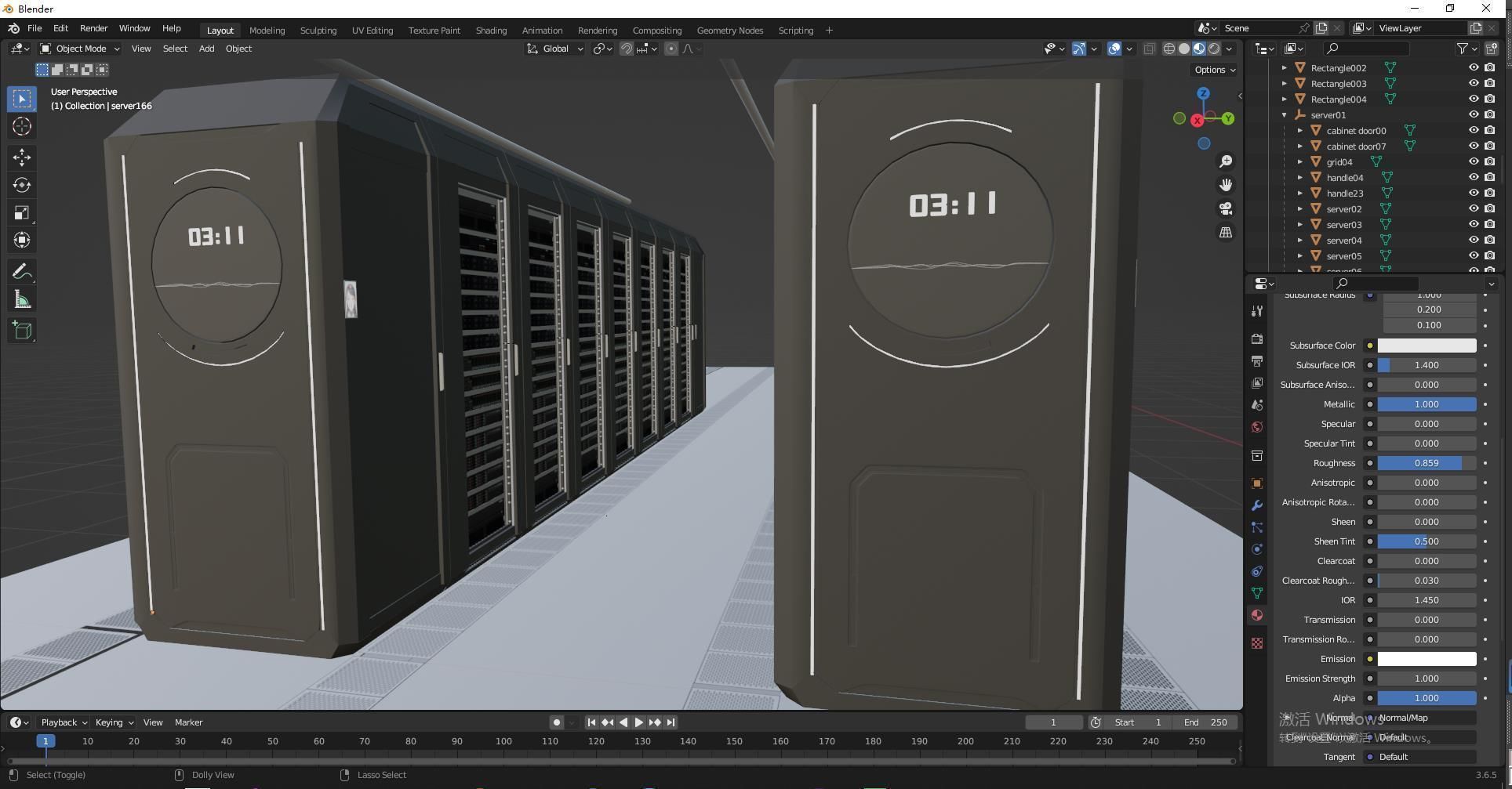 data center server 3D model_9