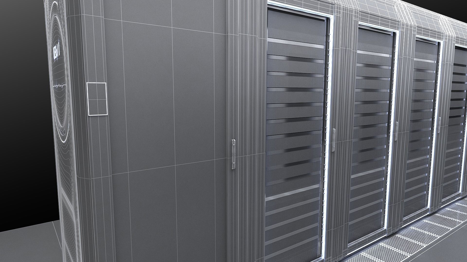data center server 3D model_8