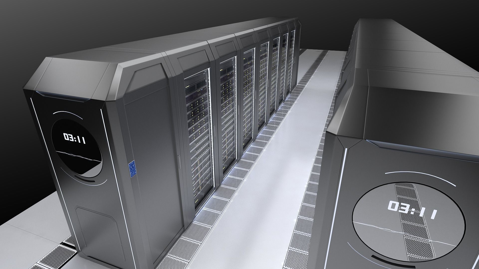 data center server 3D model_6