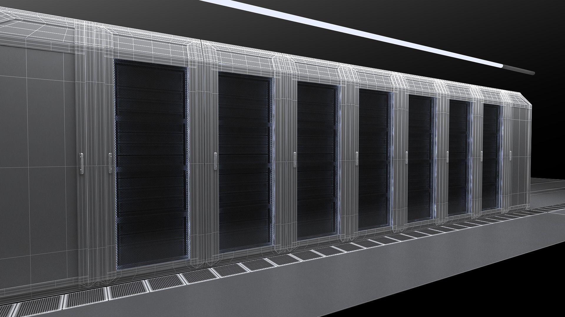 data center server 3D model_10