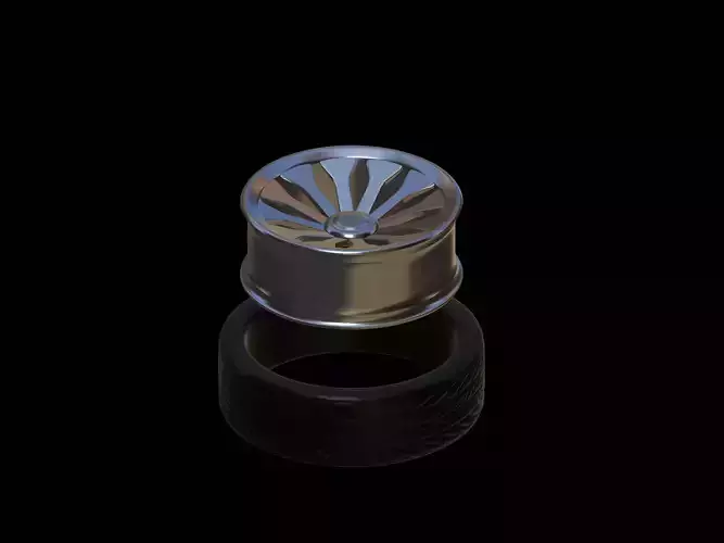 4 PACK WHEELS CUSTOM MODEL CAR RIMS WITH TIRE