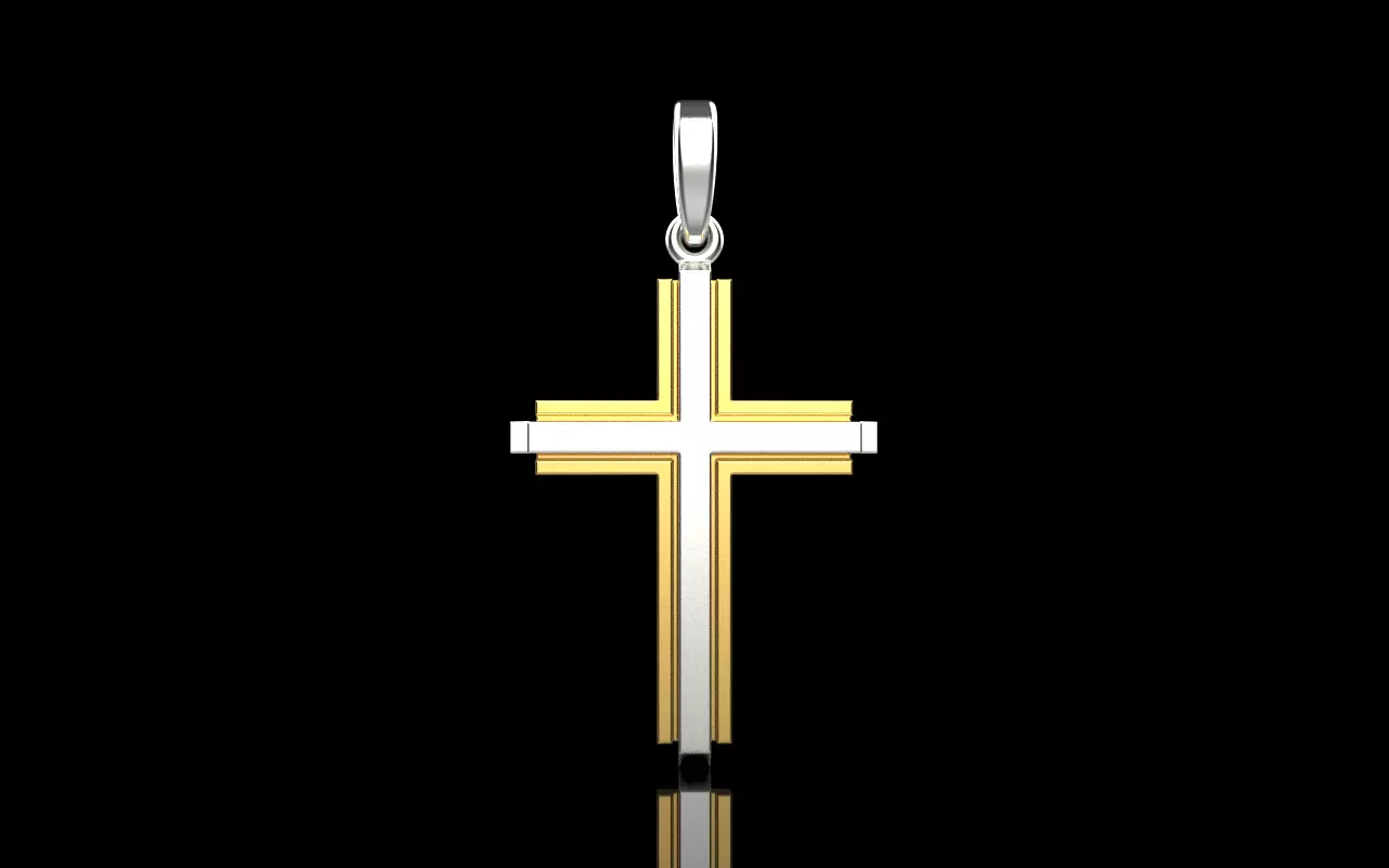 nice cross model 554 3D print model_0