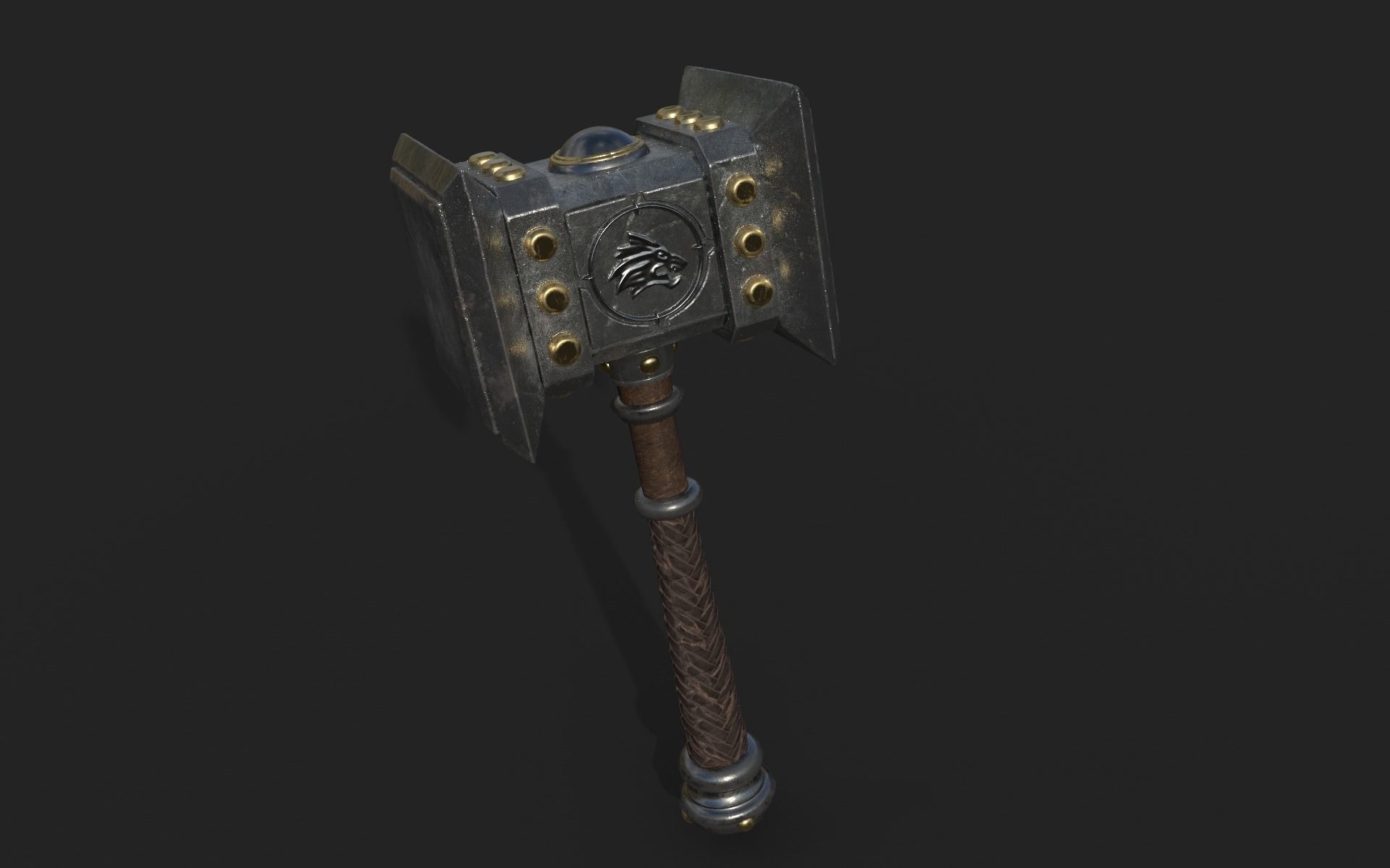 Orgrims Doomhammer 3D model_2