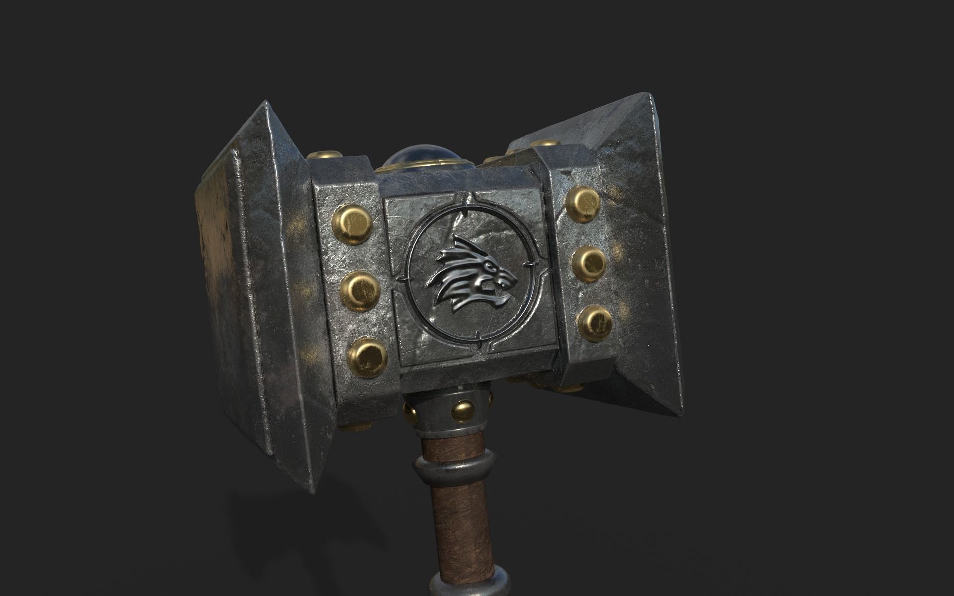 Orgrims Doomhammer 3D model_3