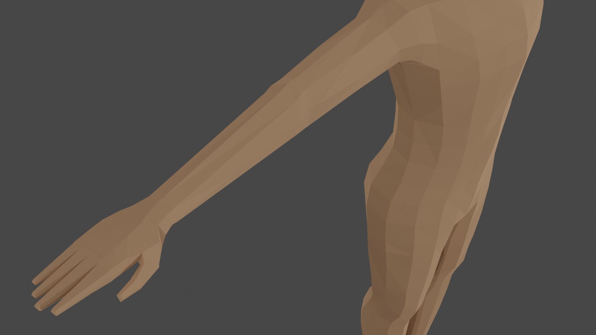 Low Poly Male Character  Free low-poly 3D model_5