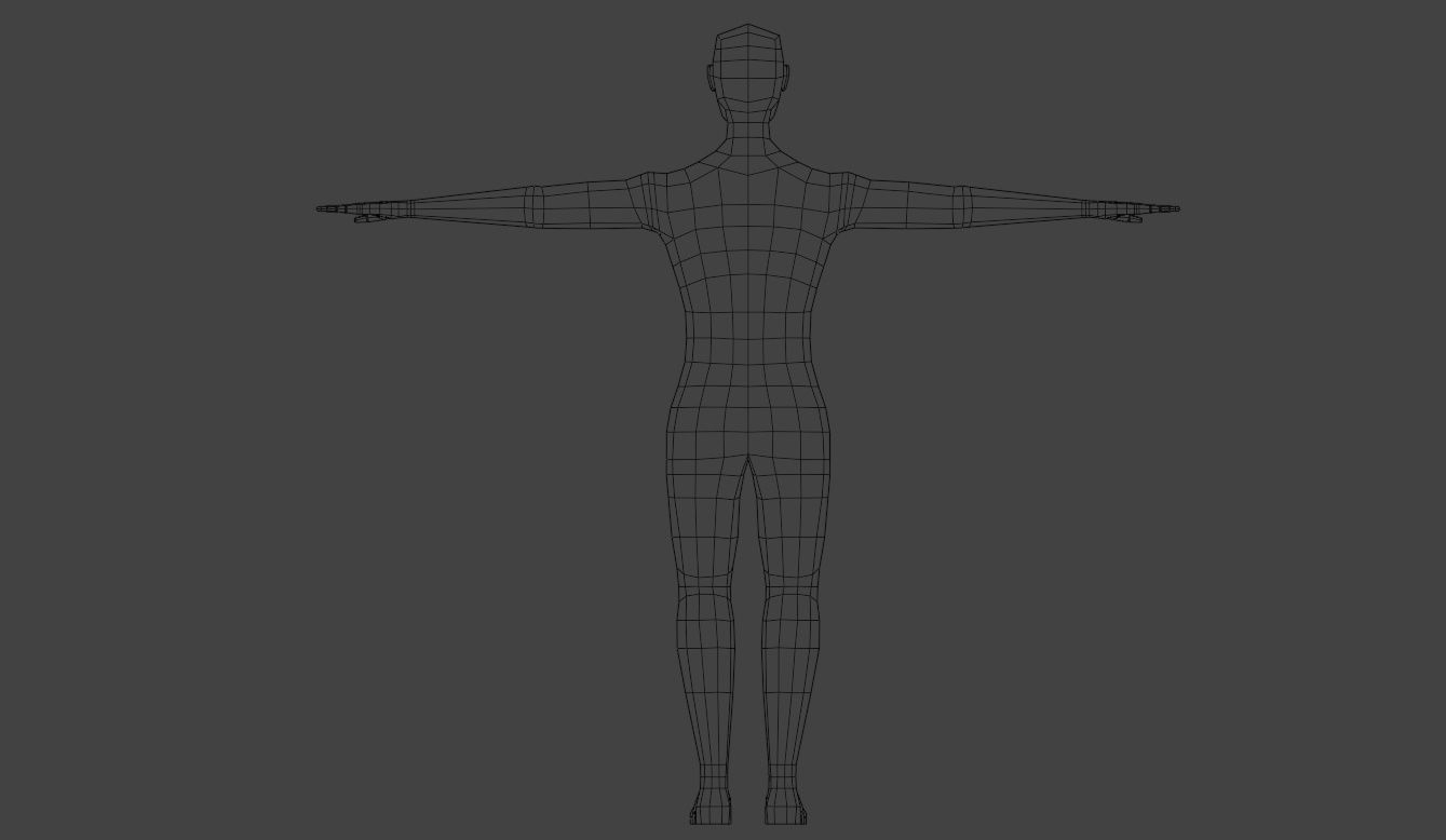 Low Poly Male Character  Free low-poly 3D model_17