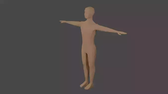 Low Poly Male Character 