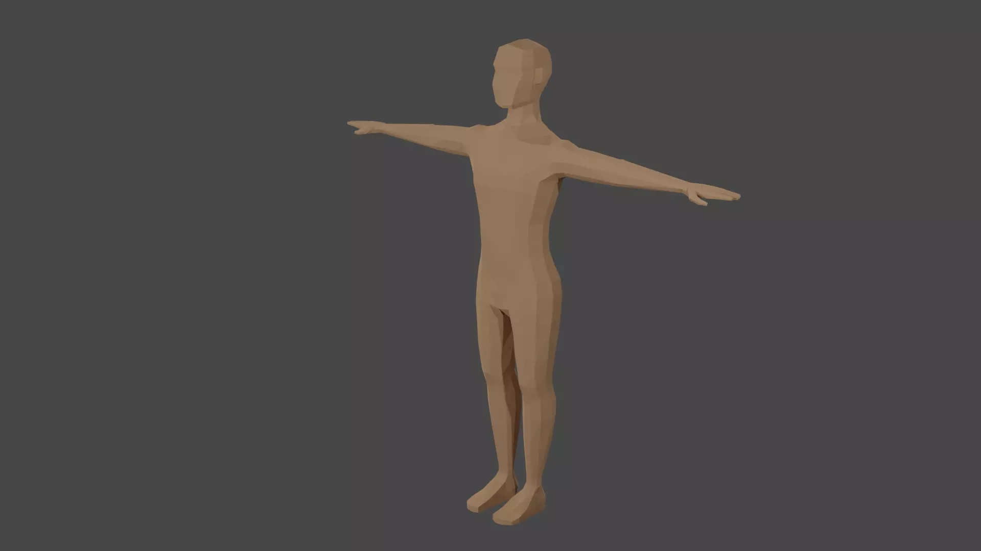 Low Poly Male Character  Free low-poly 3D model_0