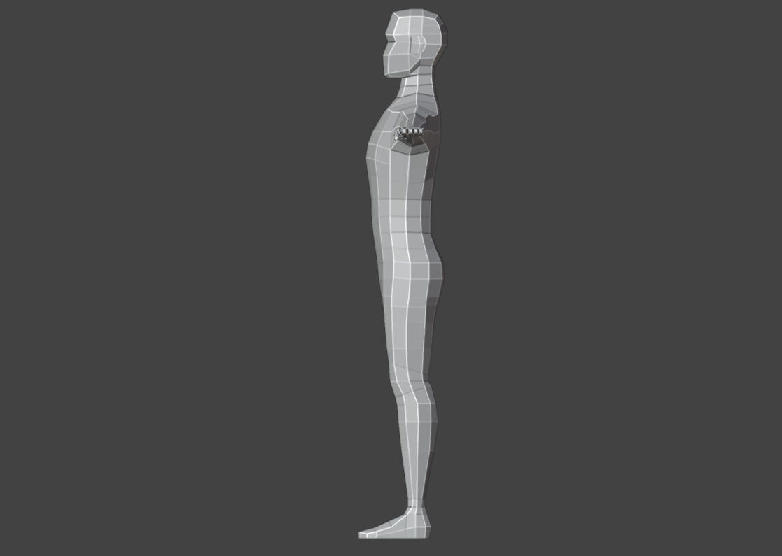 Low Poly Male Character  Free low-poly 3D model_6