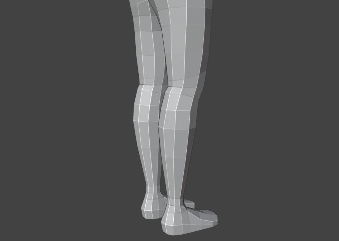 Low Poly Male Character  Free low-poly 3D model_13