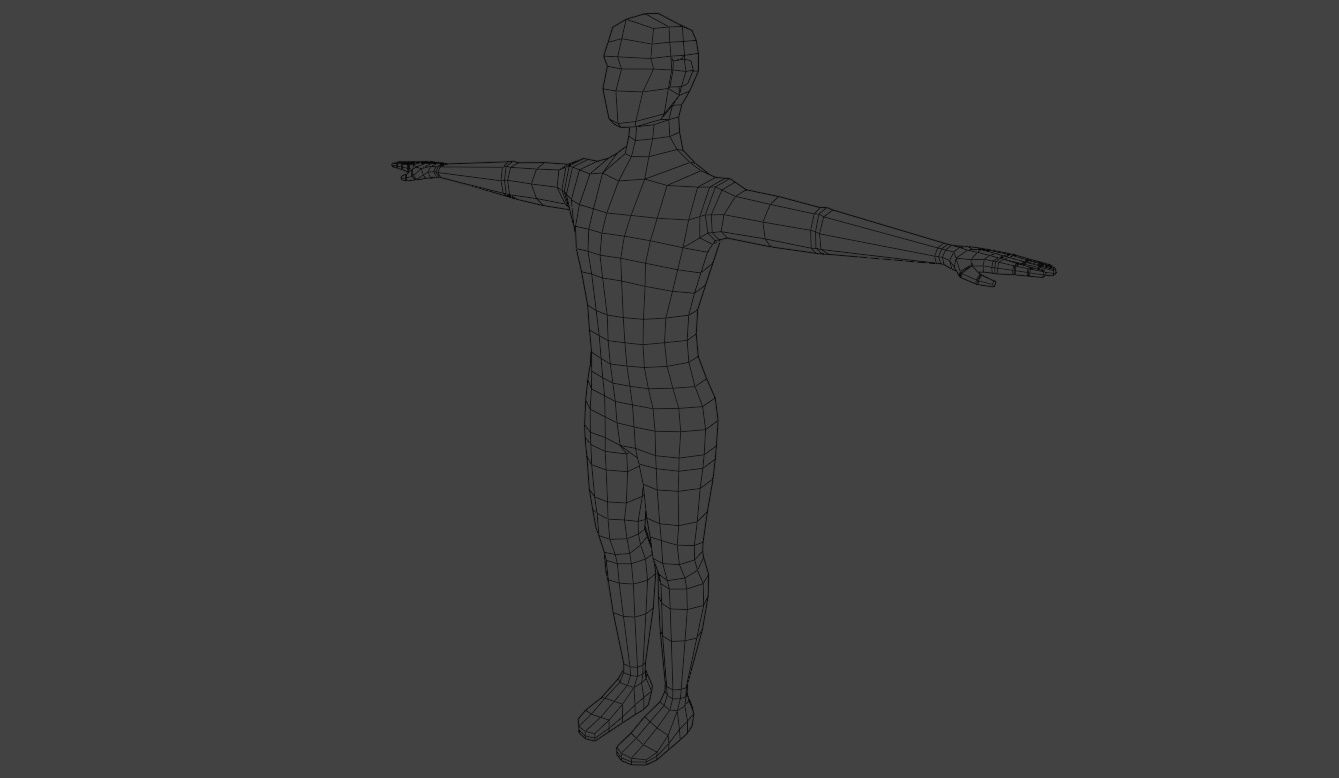 Low Poly Male Character  Free low-poly 3D model_20