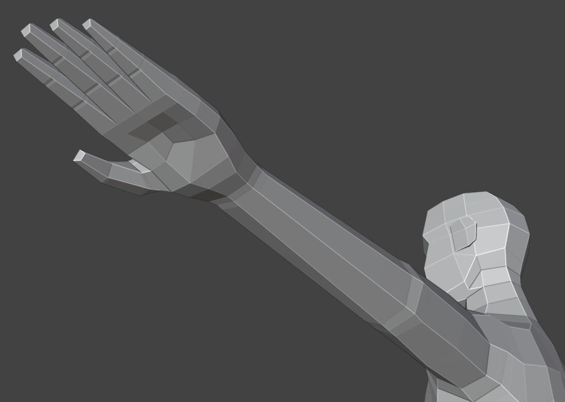 Low Poly Male Character  Free low-poly 3D model_10