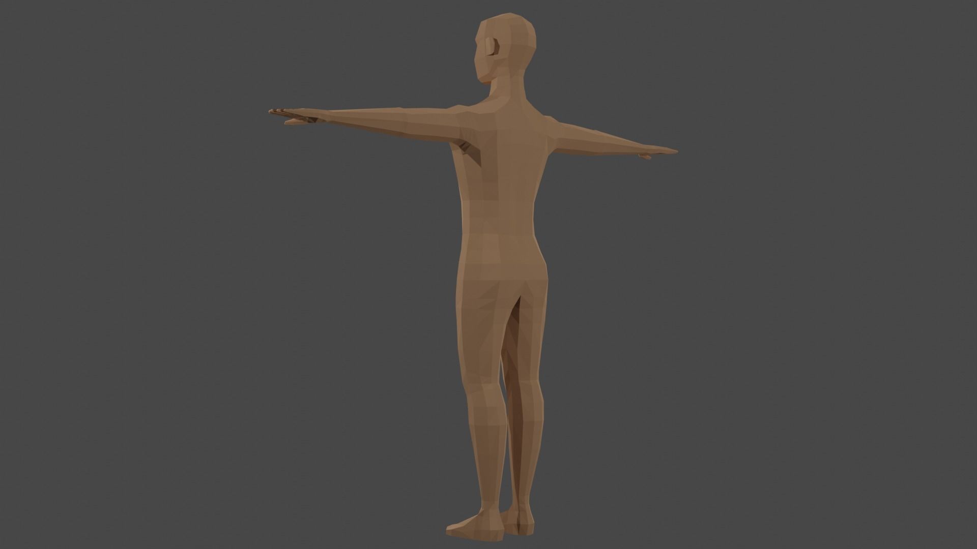 Low Poly Male Character  Free low-poly 3D model_4