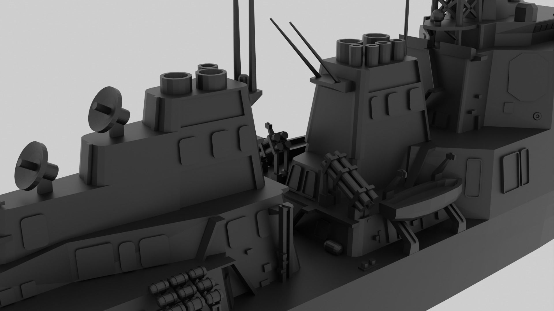 JS Kirishima - Model for small scale printing 3D print model_9