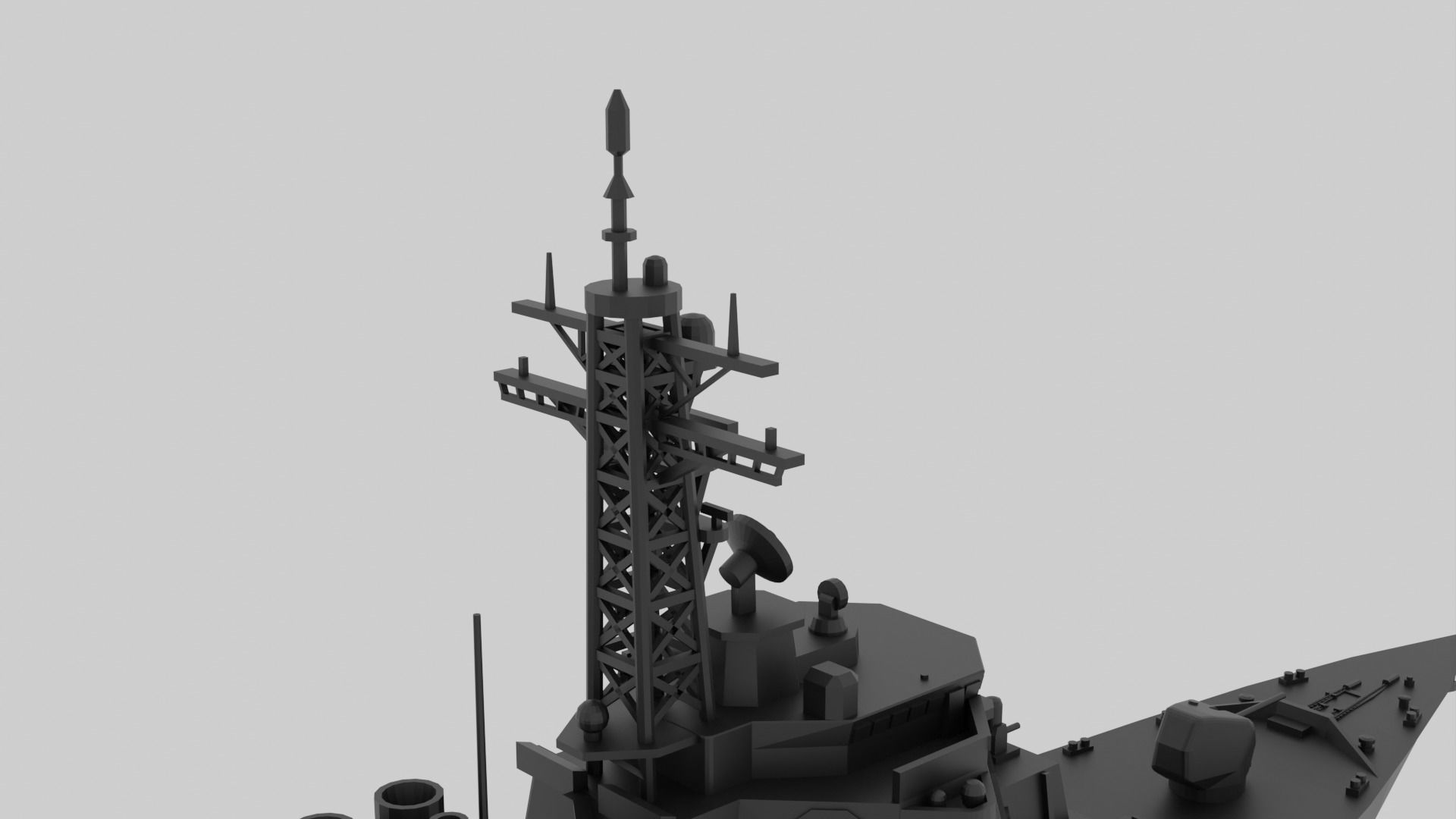 JS Kirishima - Model for small scale printing 3D print model_6