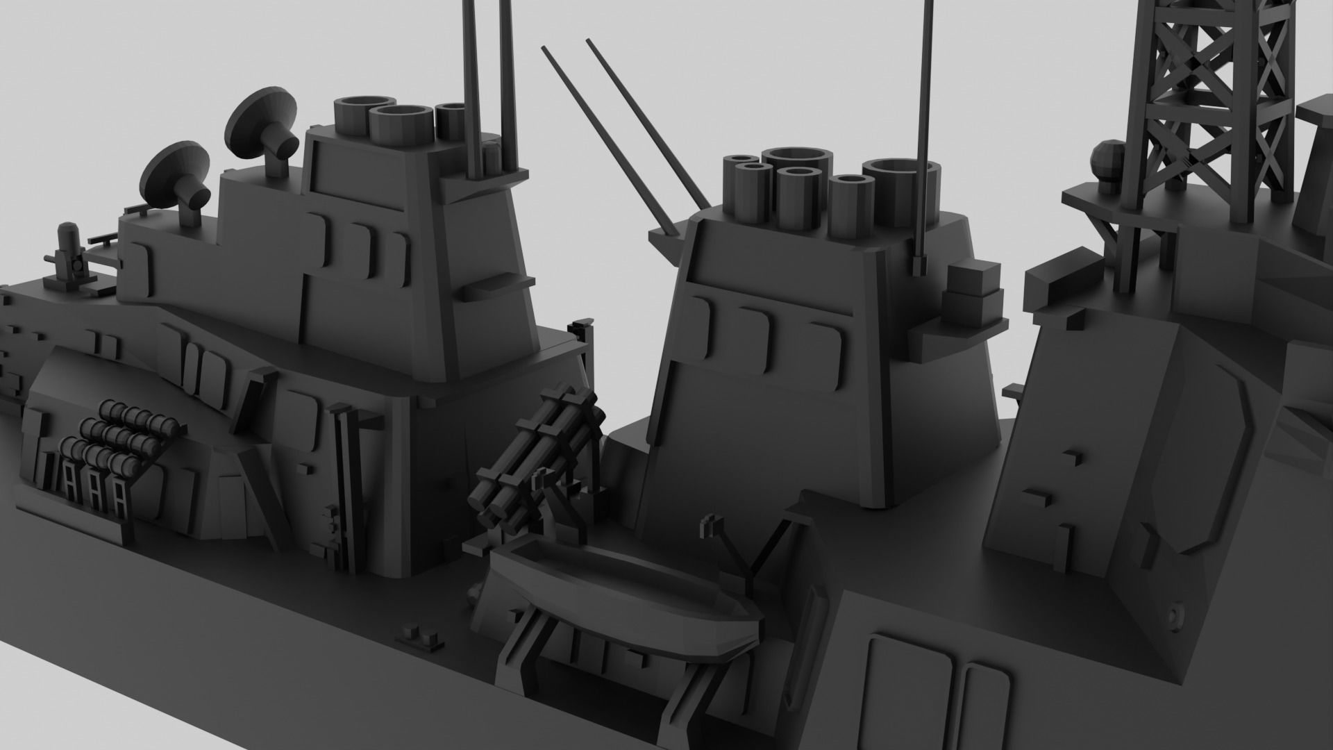 JS Kirishima - Model for small scale printing 3D print model_8