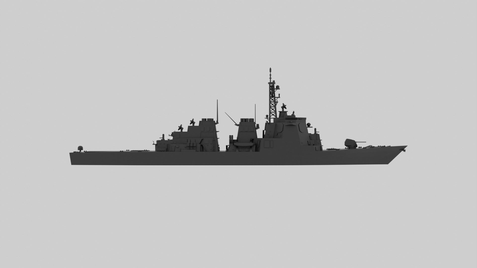 JS Kirishima - Model for small scale printing 3D print model_15