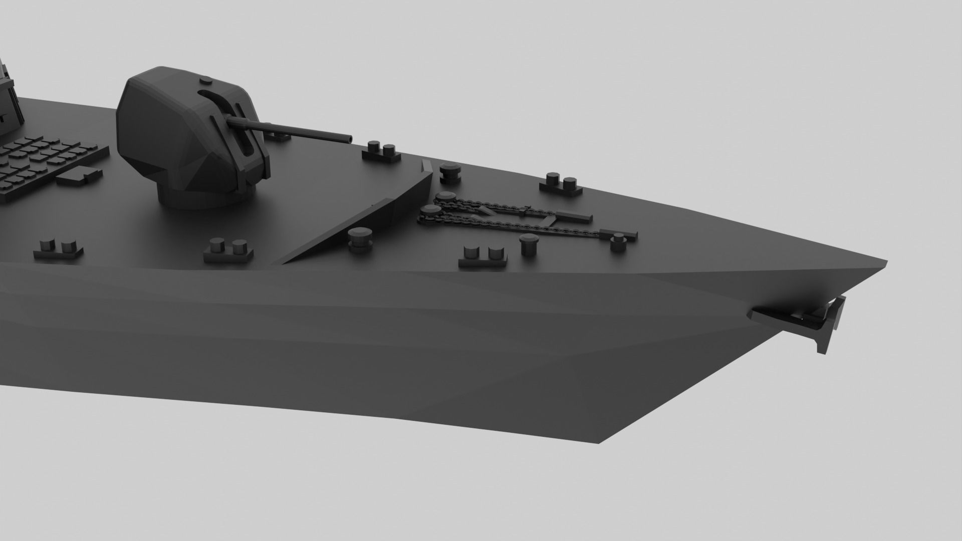 JS Kirishima - Model for small scale printing 3D print model_2